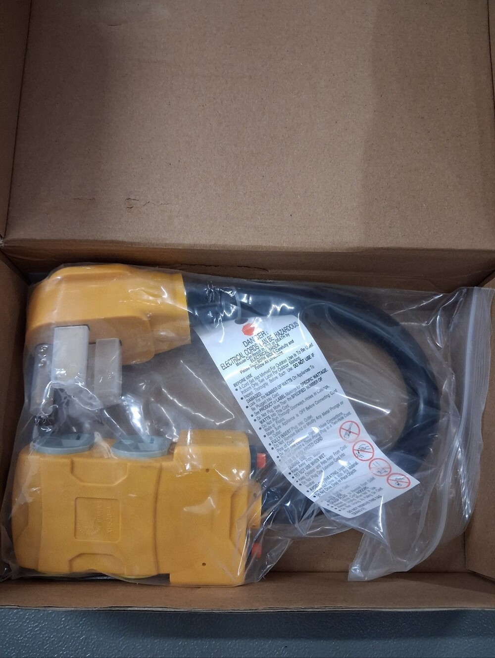 Mecmo 50 Amp to 20 Amp 110V RV Adapter